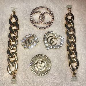 Decorative Charms and Chains Set